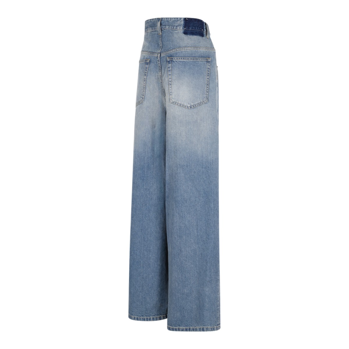 Light Blue Wide-Leg Jeans