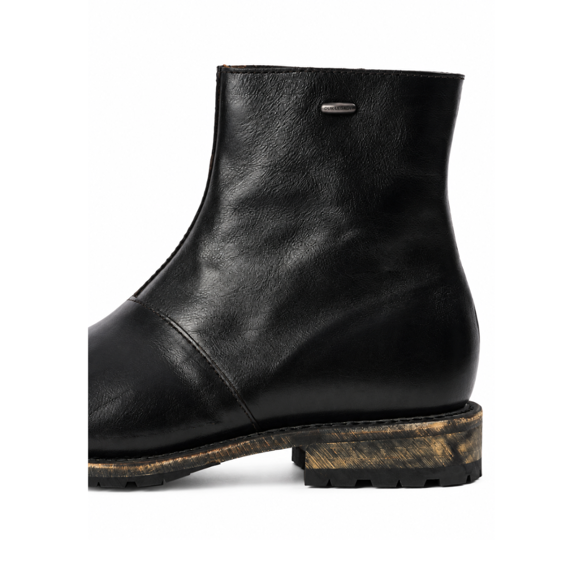 Our Legacy Black Leather Ankle Boots.