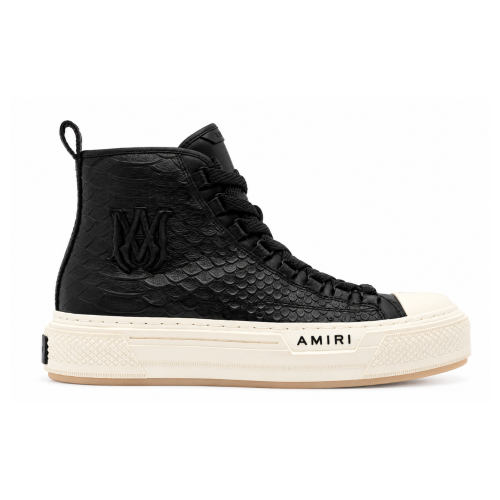 Leather High-Top Sneakers.