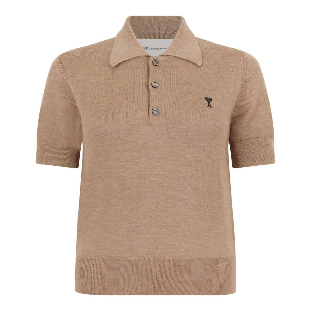 Beige Ami de Cur Polo Shirt.