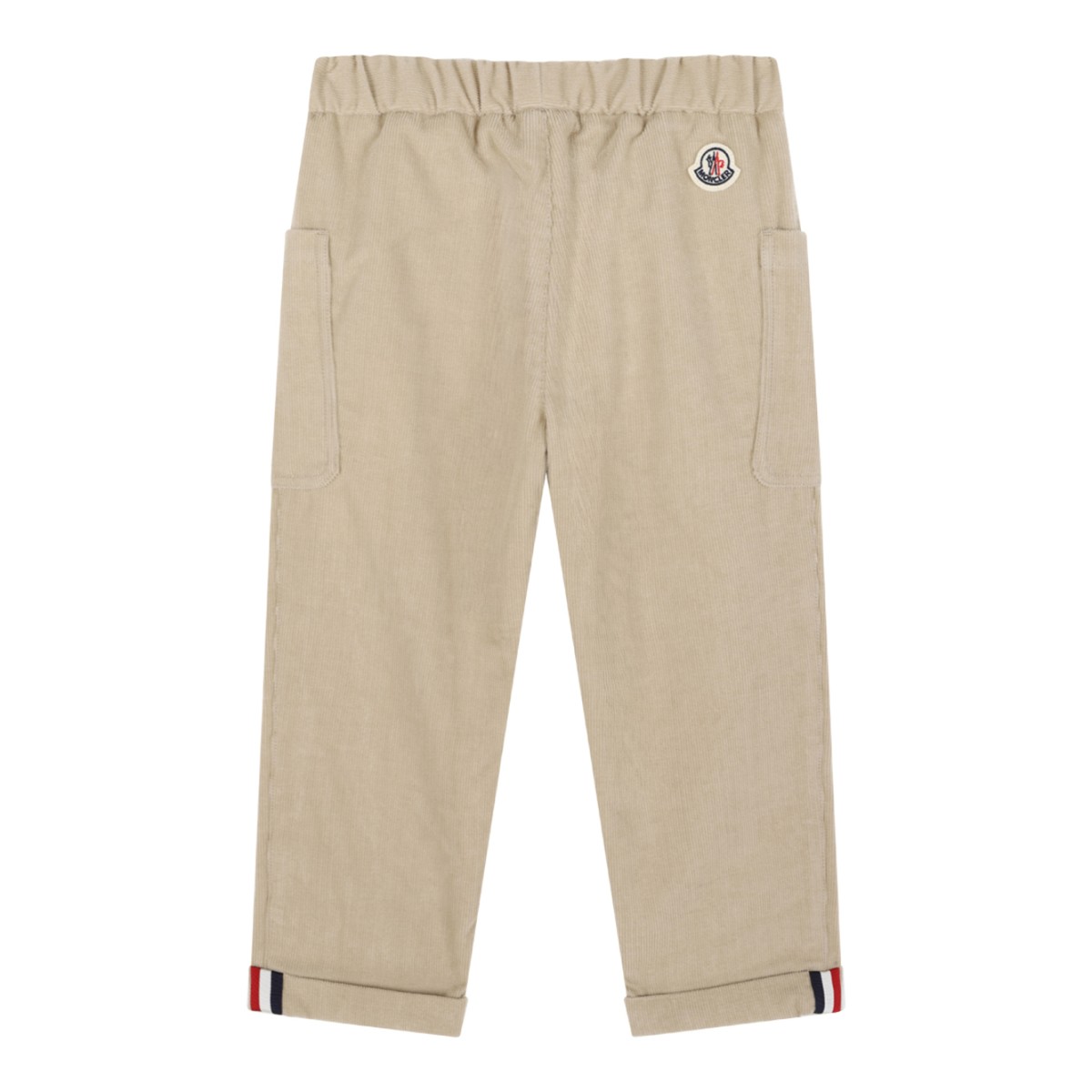 Beige Cotton Trousers.
