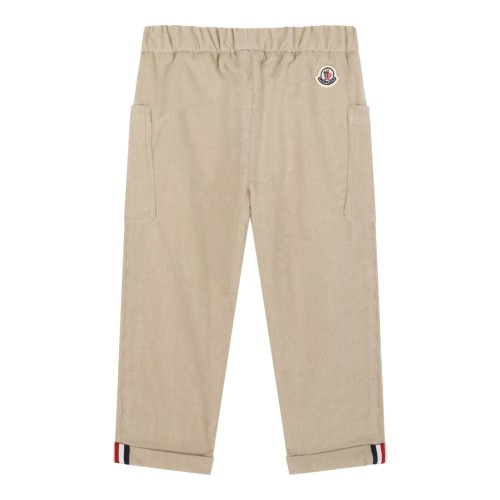 Beige Cotton Trousers.