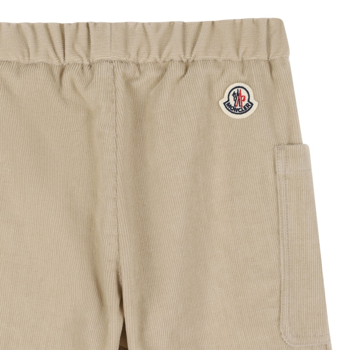 Beige Cotton Trousers.