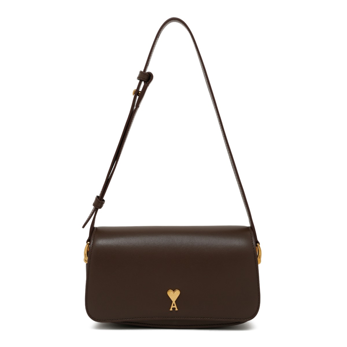 Dark Brown Ami de Cur Shoulder Bag.