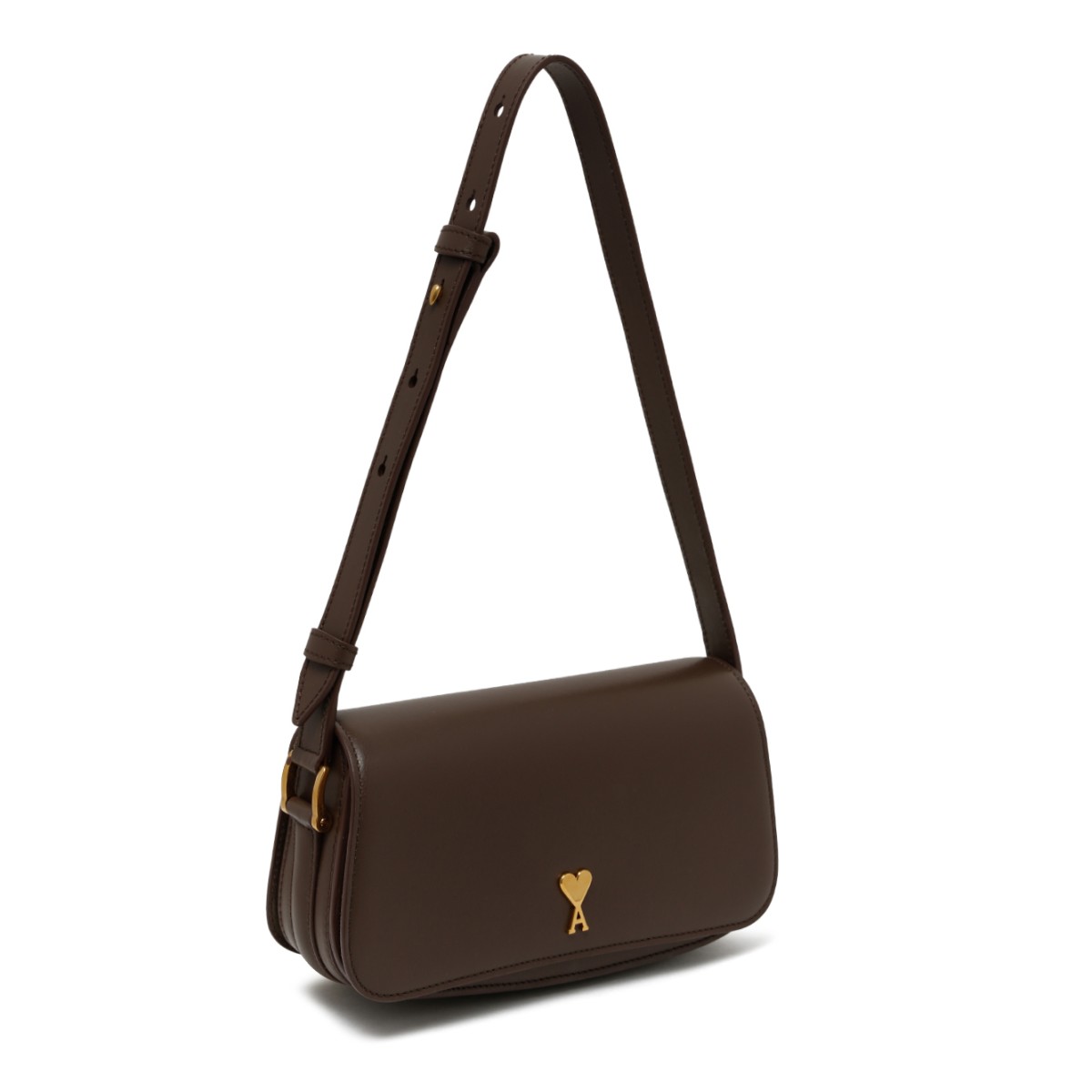 Dark Brown Ami de Cur Shoulder Bag.