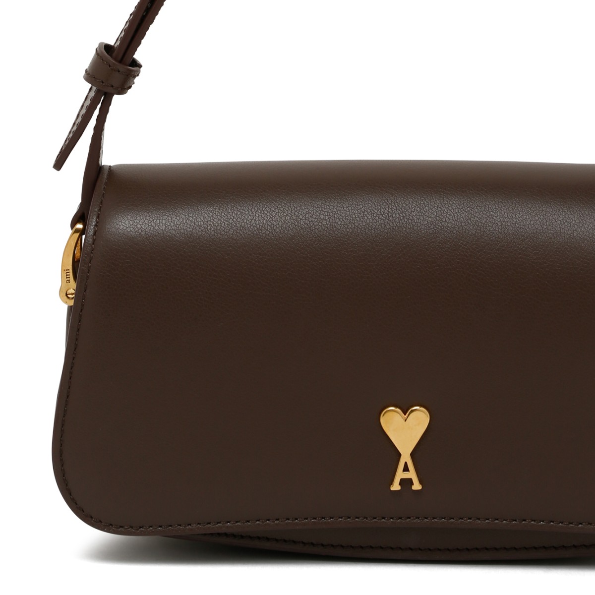 Dark Brown Ami de Cur Shoulder Bag.