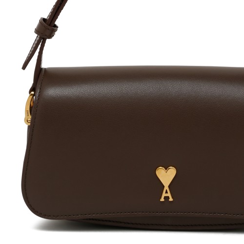 Dark Brown Ami de Cur Shoulder Bag.