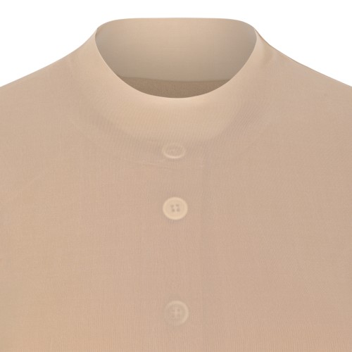 Beige Short-Sleeve Cardigan