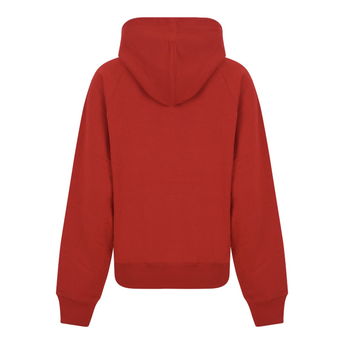 AMI Paris Red Logo Hoodie