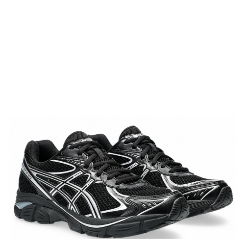 Black and Silver Running Sneakers 2