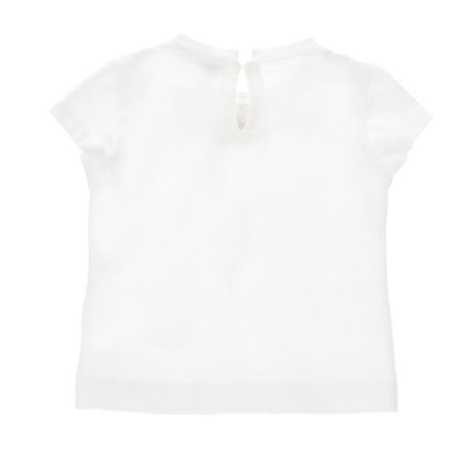 White Bow Detail T-Shirt 2