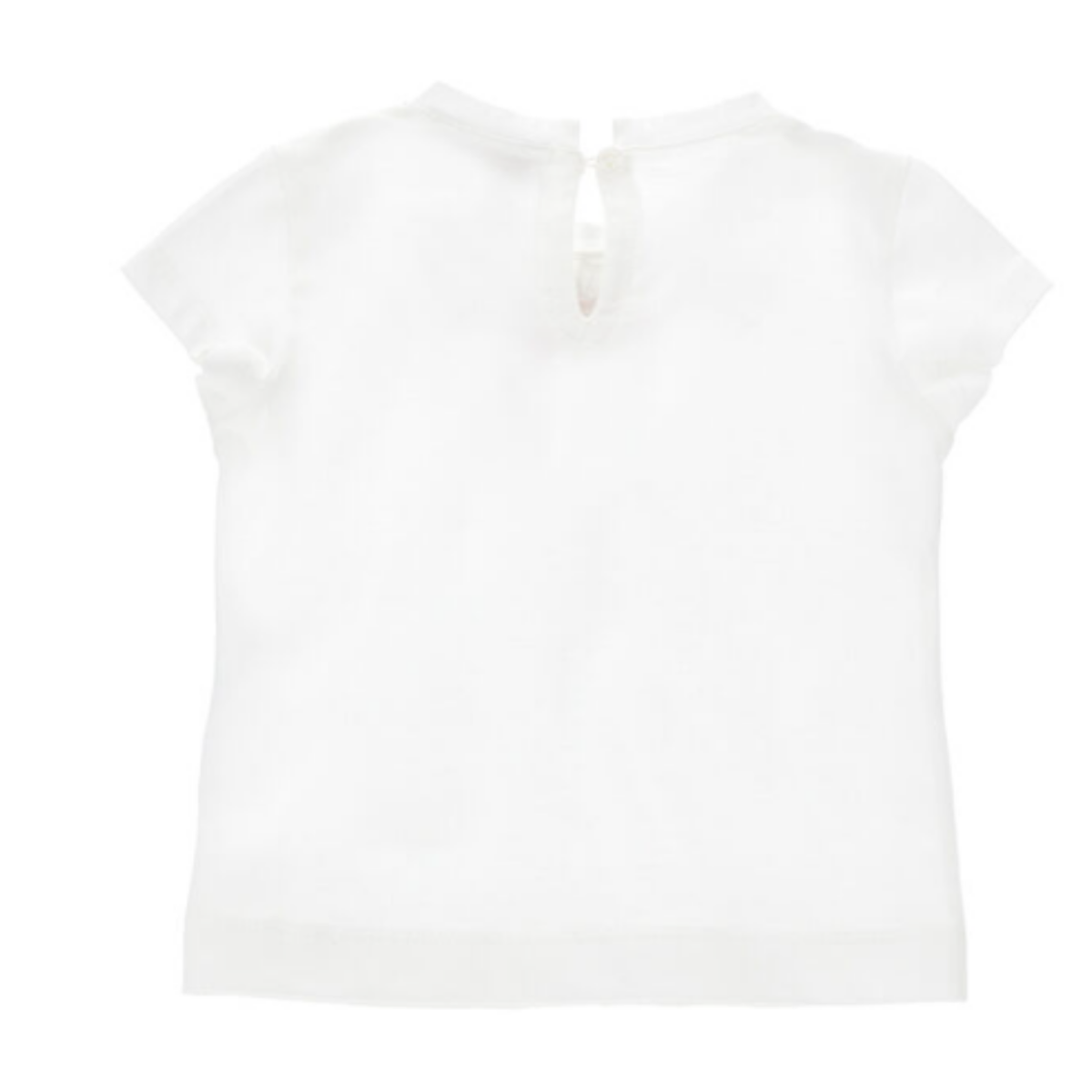 White Bow Detail T-Shirt