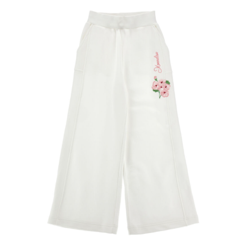 White Wide-Leg Trousers