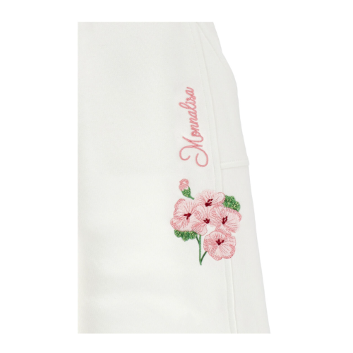 White Wide-Leg Trousers