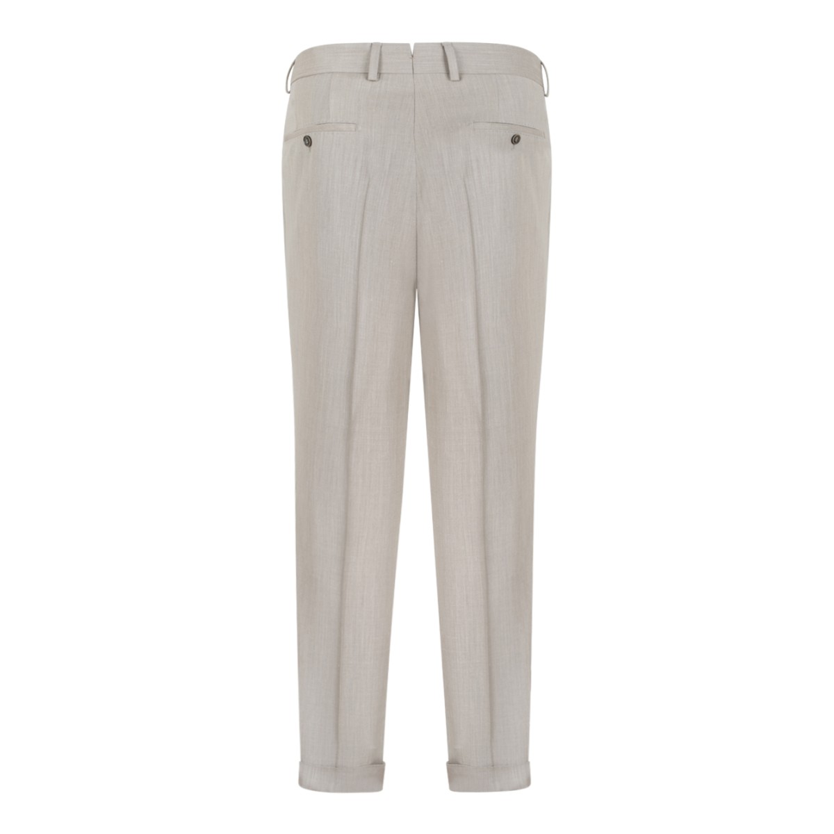 Camel Beige Tailored Trousers