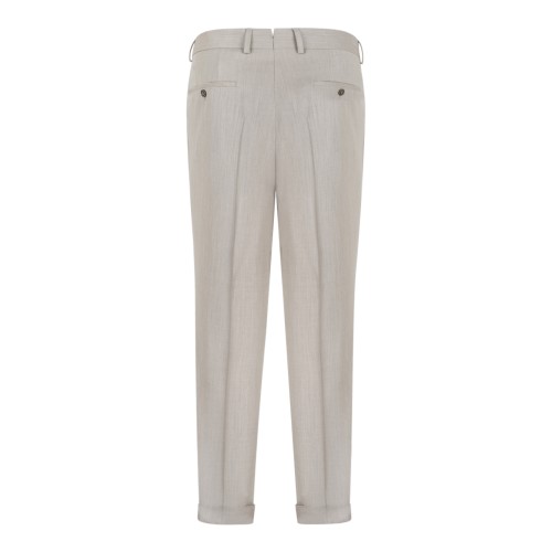 Camel Beige Tailored Trousers