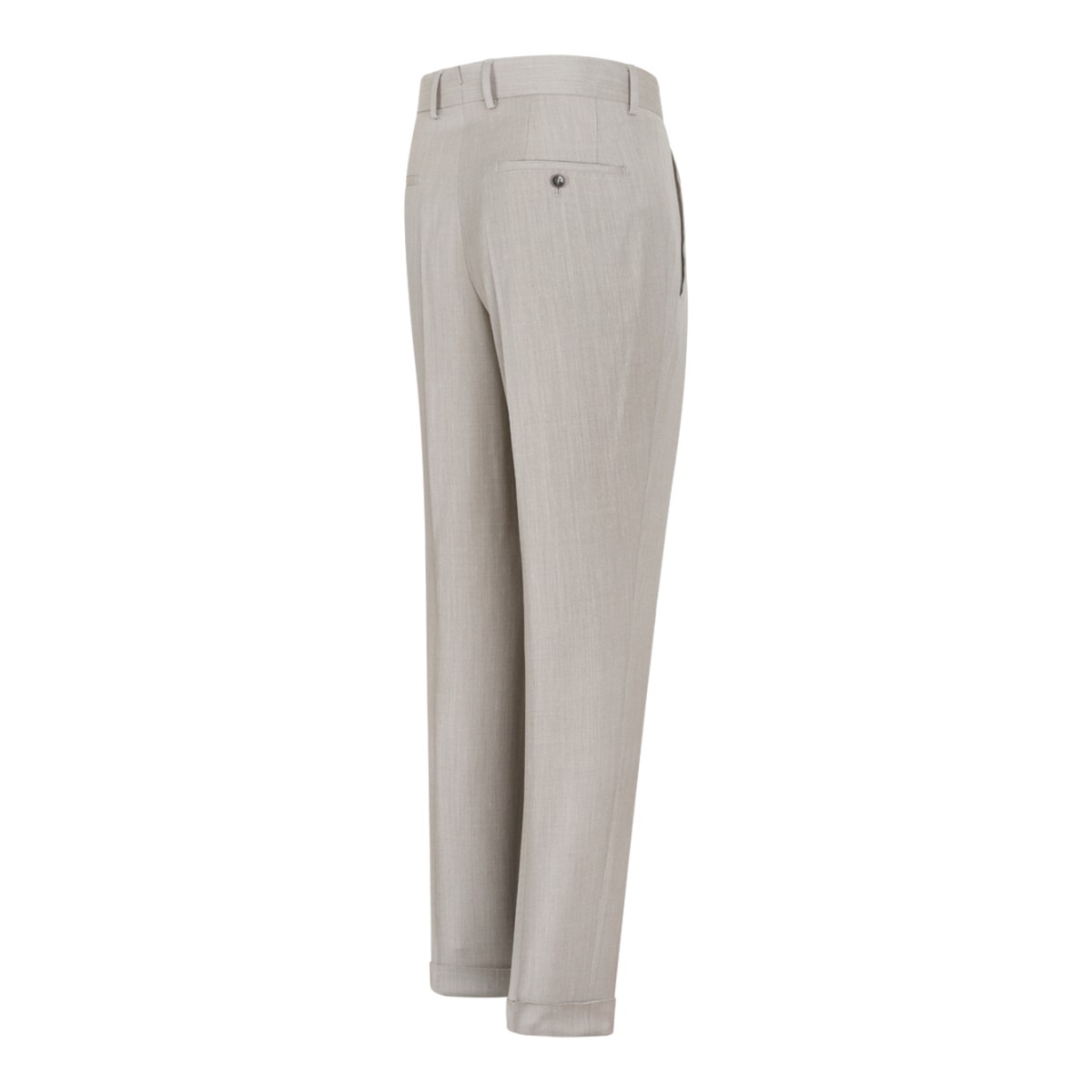 Camel Beige Tailored Trousers