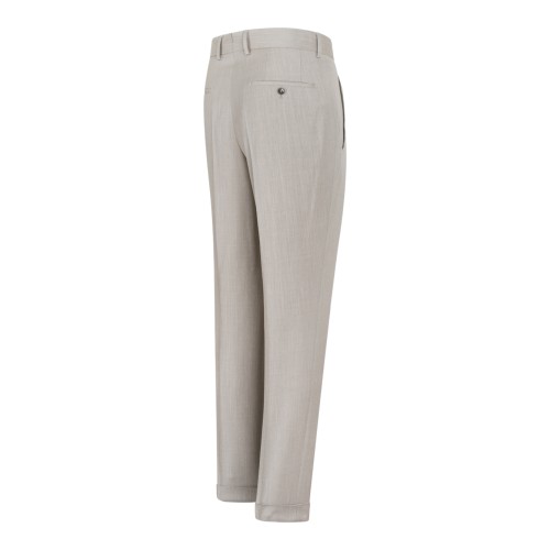 Camel Beige Tailored Trousers