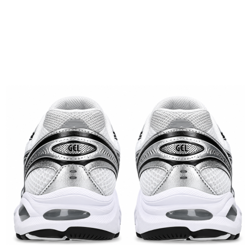 White and Silver Running Sneakers