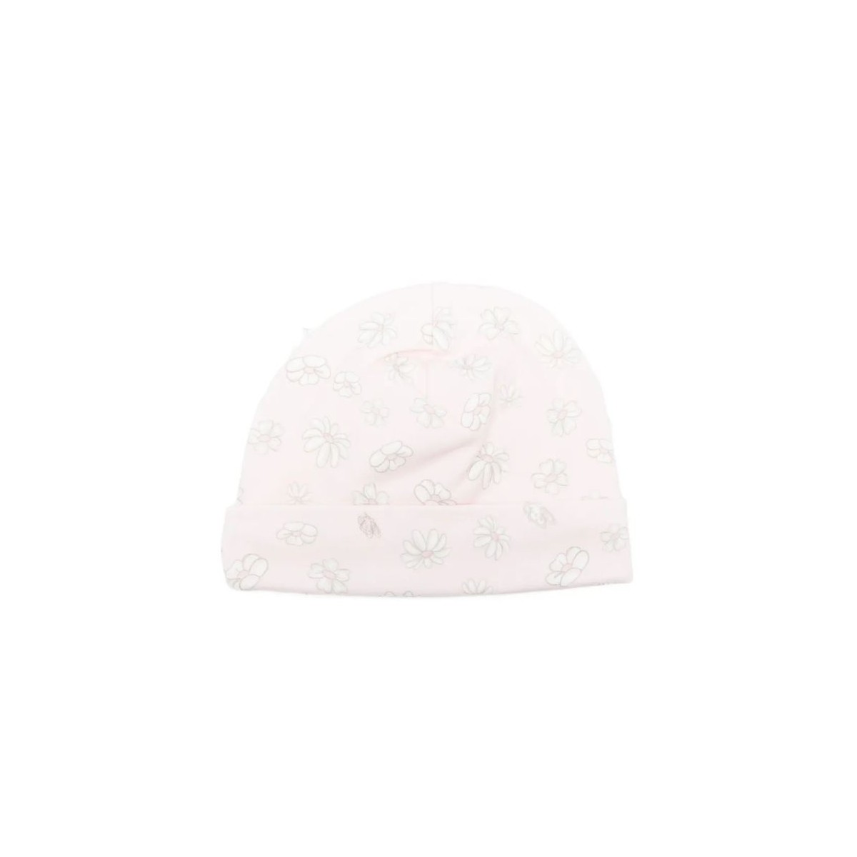 Pink Printed Baby Beanie