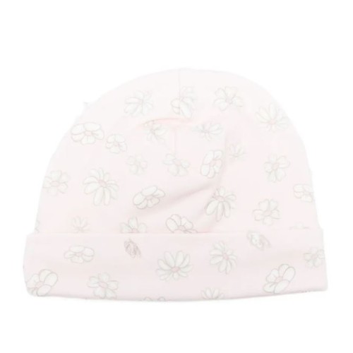 Pink Printed Baby Beanie