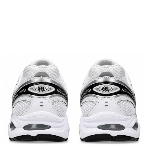 White and Silver Running Sneakers