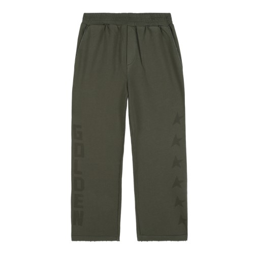 Khaki Green Logo Trousers