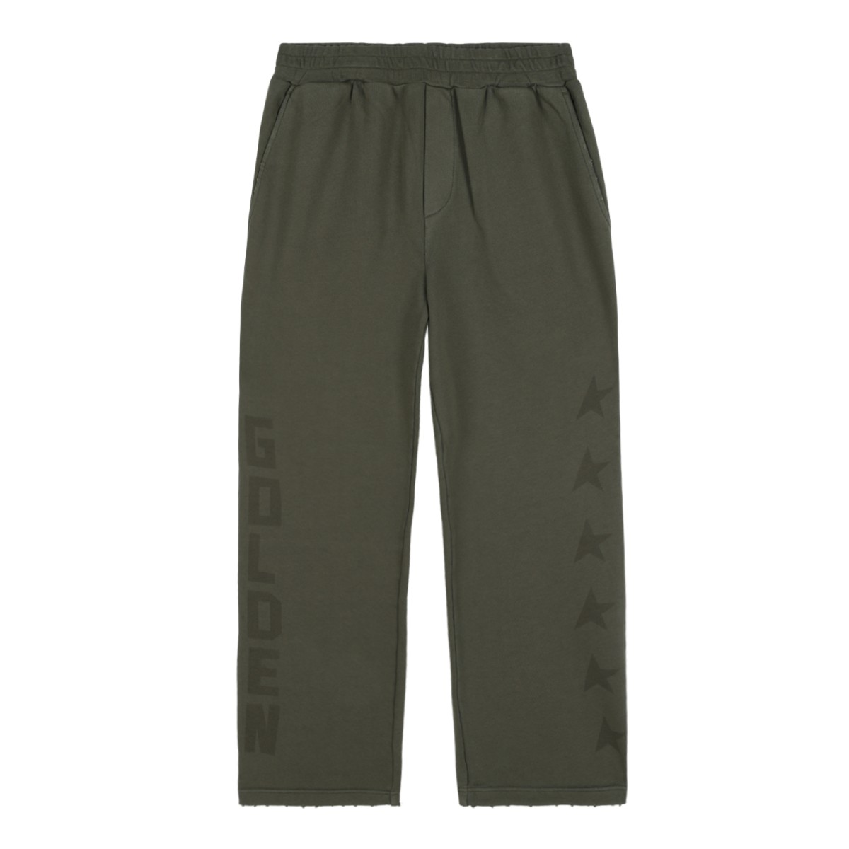 Khaki Green Logo Trousers