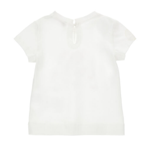 White Bunny Print Baby T-Shirt