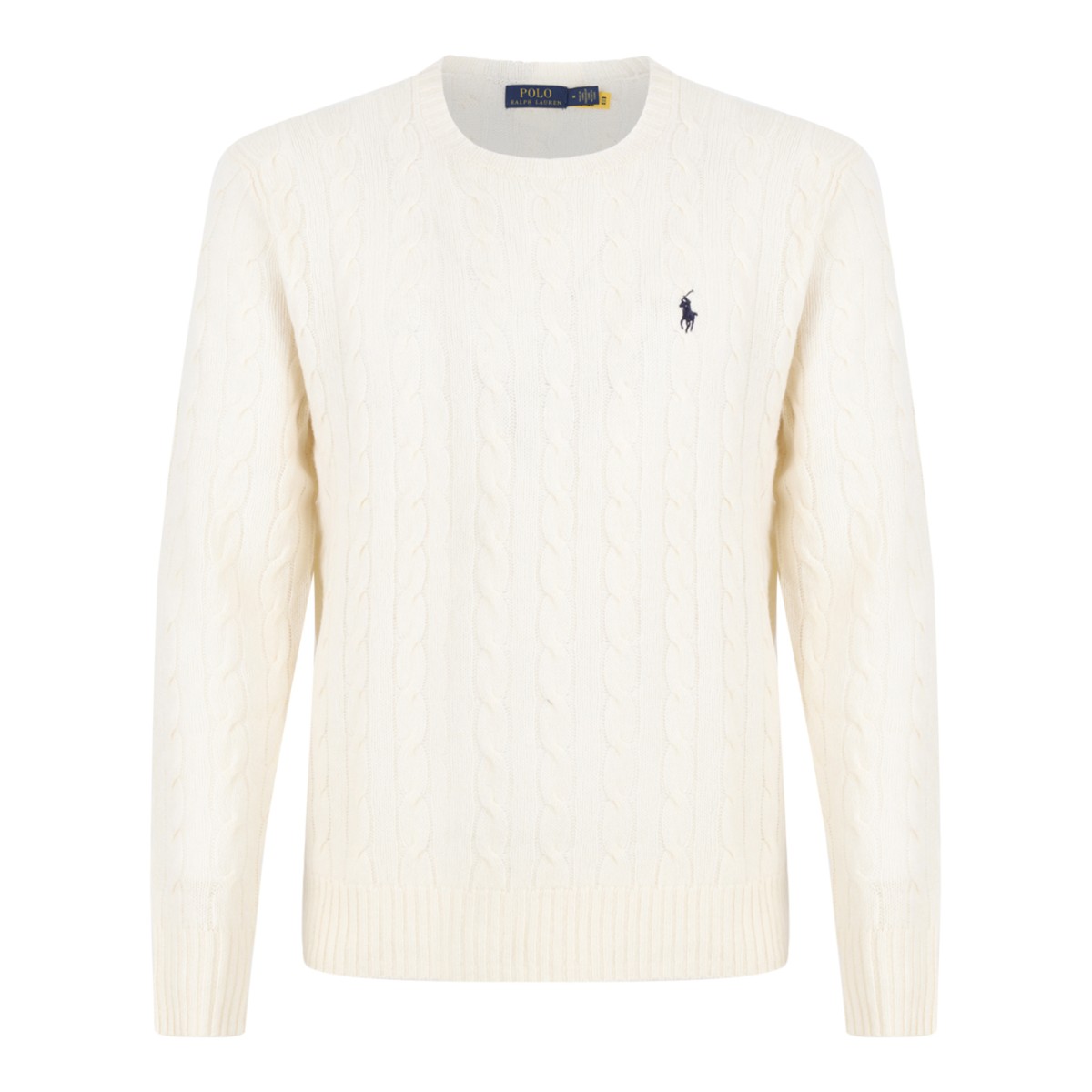 Ivory Cable-Knit Sweater