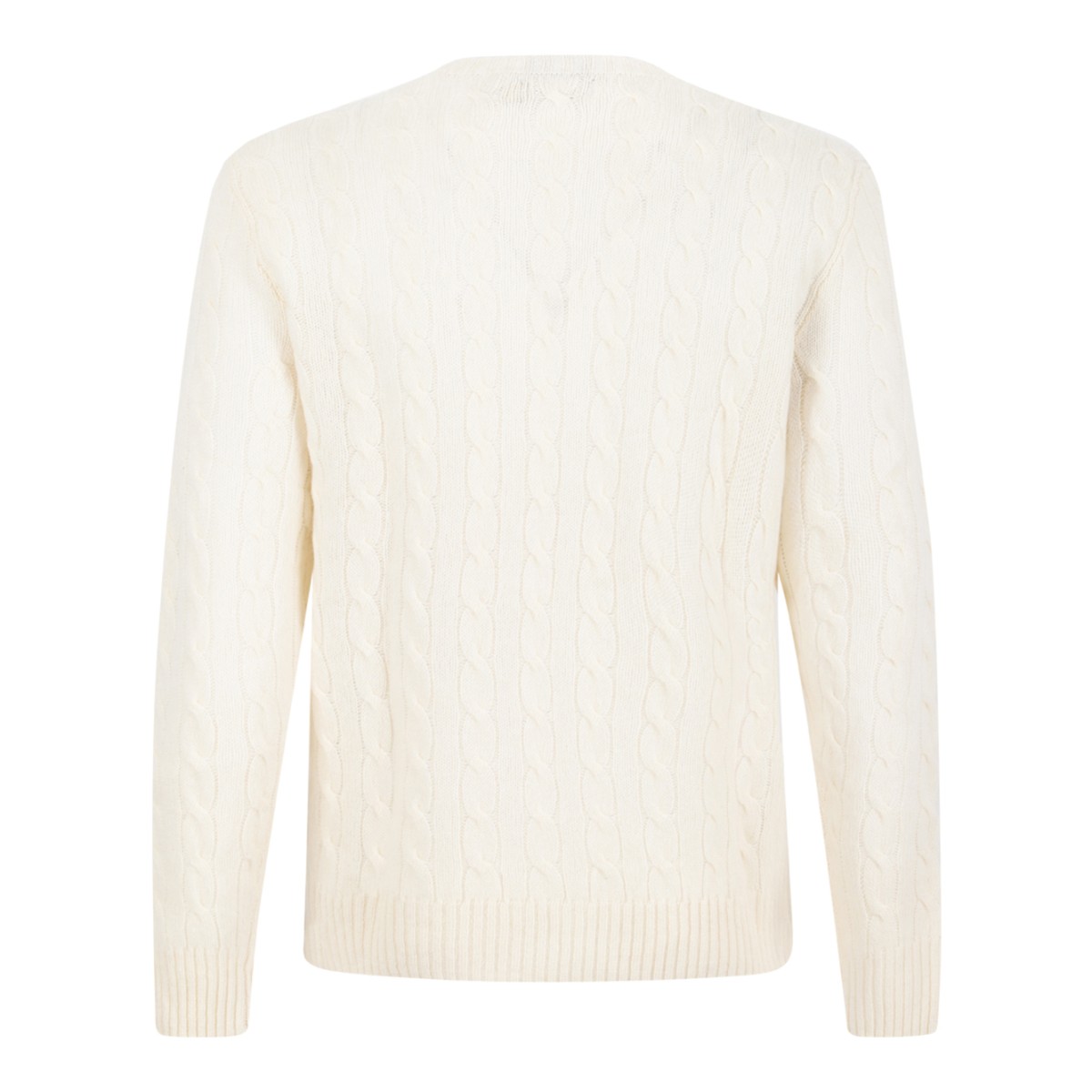 Ivory Cable-Knit Sweater