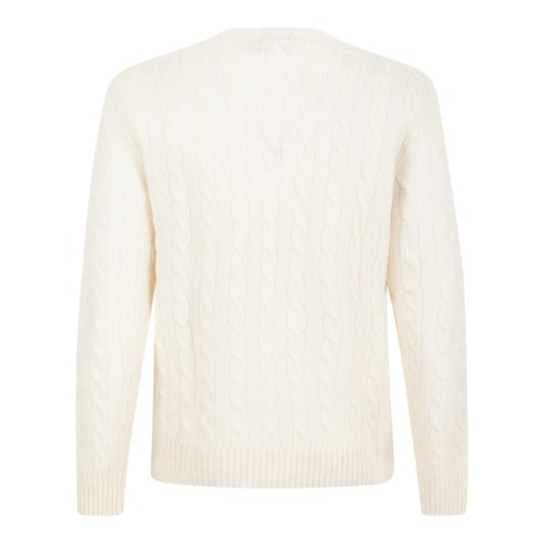 Ivory Cable-Knit Sweater