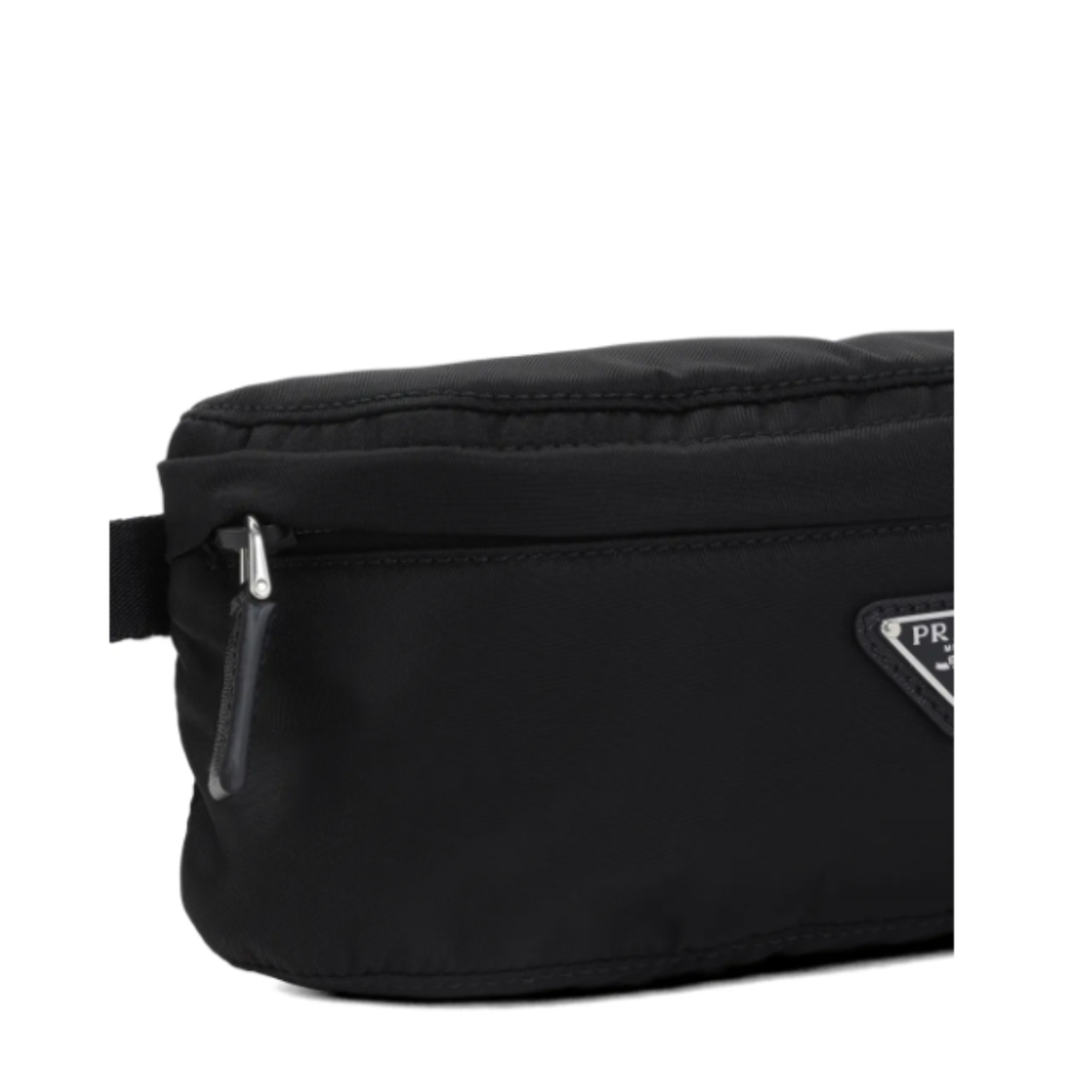 Black Re-Nylon Belt Bag