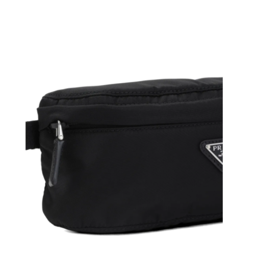 Black Re-Nylon Belt Bag