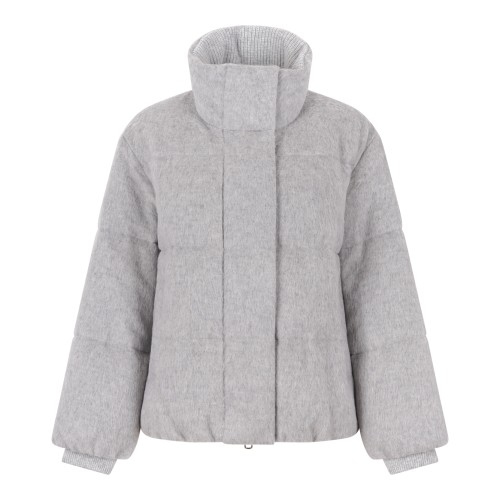 Light Grey Puffer Jacket