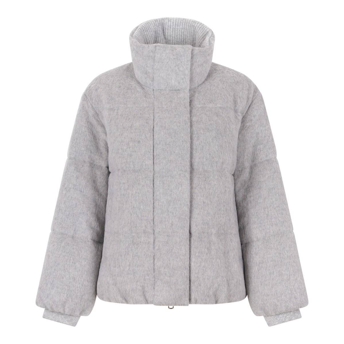 Light Grey Puffer Jacket