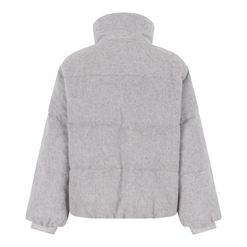 Light Grey Puffer Jacket 2