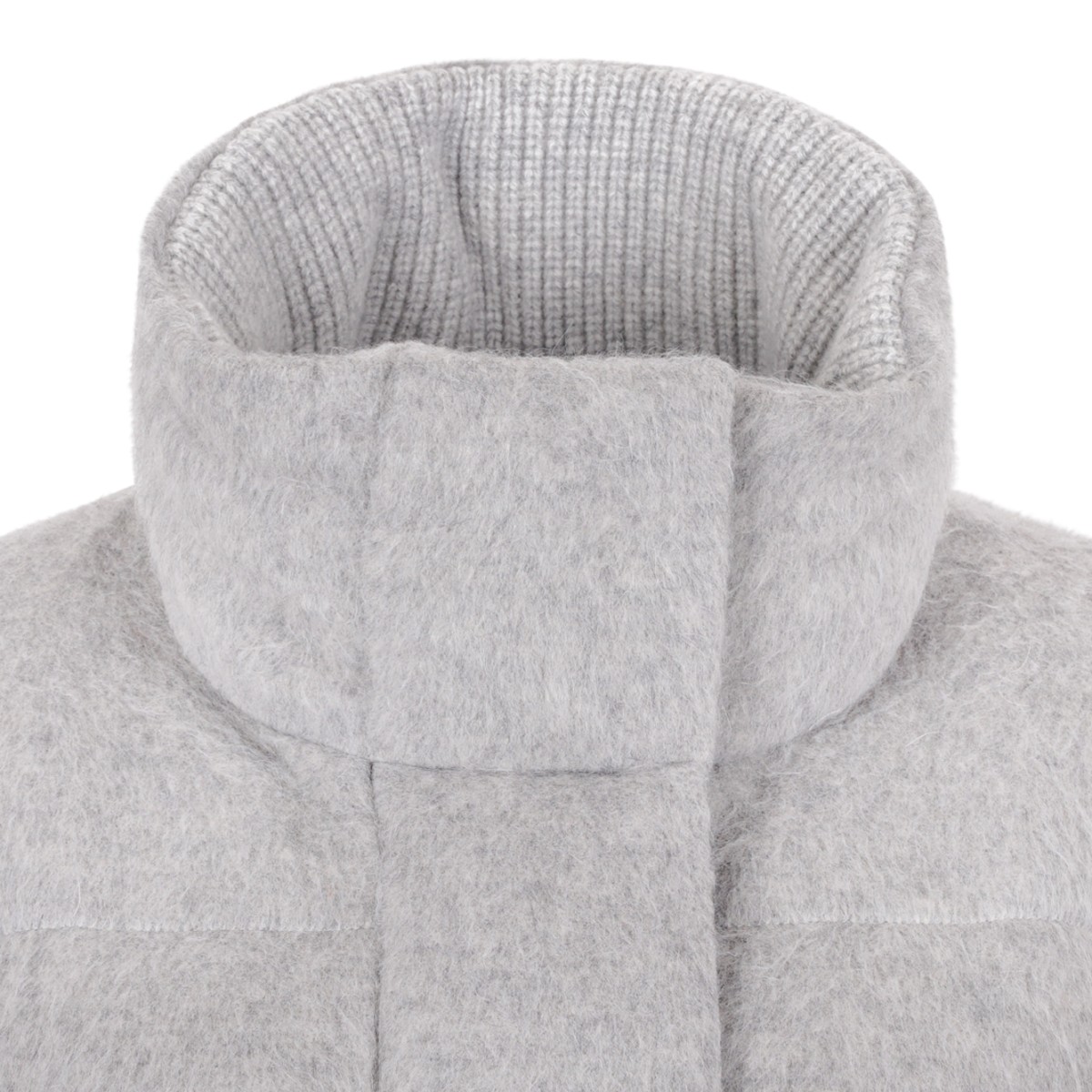 Light Grey Puffer Jacket