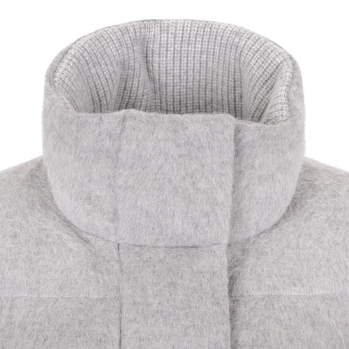 Light Grey Puffer Jacket