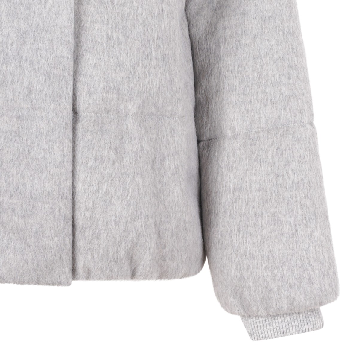 Light Grey Puffer Jacket