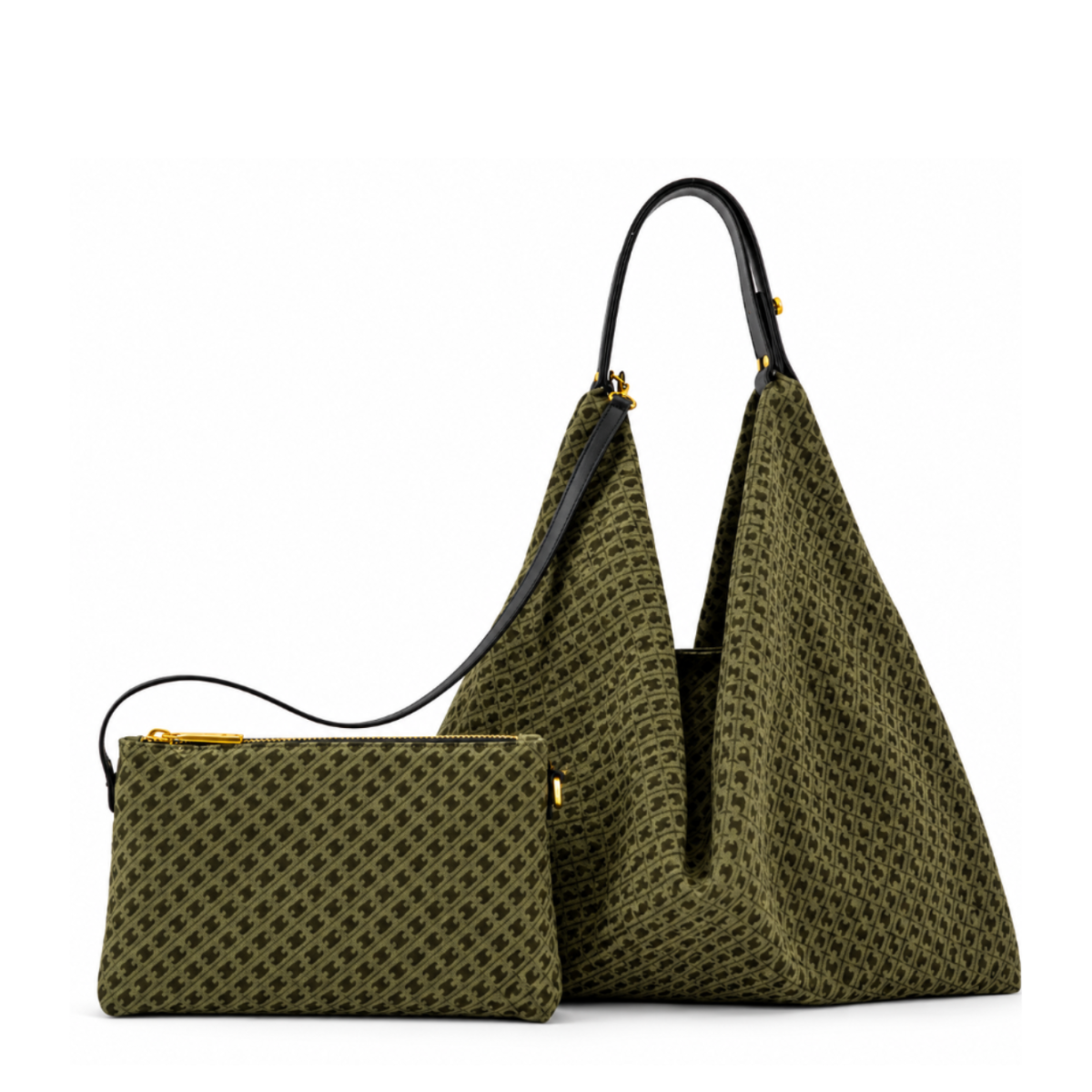 Green Monogram Hobo Bag