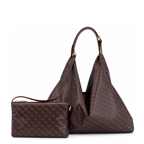 Bordeaux Monogram Hobo Bag