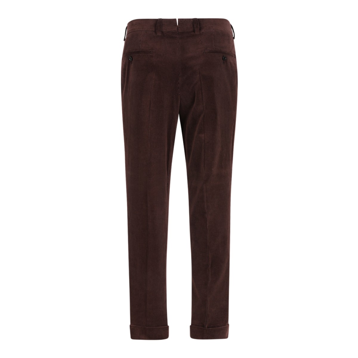 Brown Corduroy Tailored Trousers