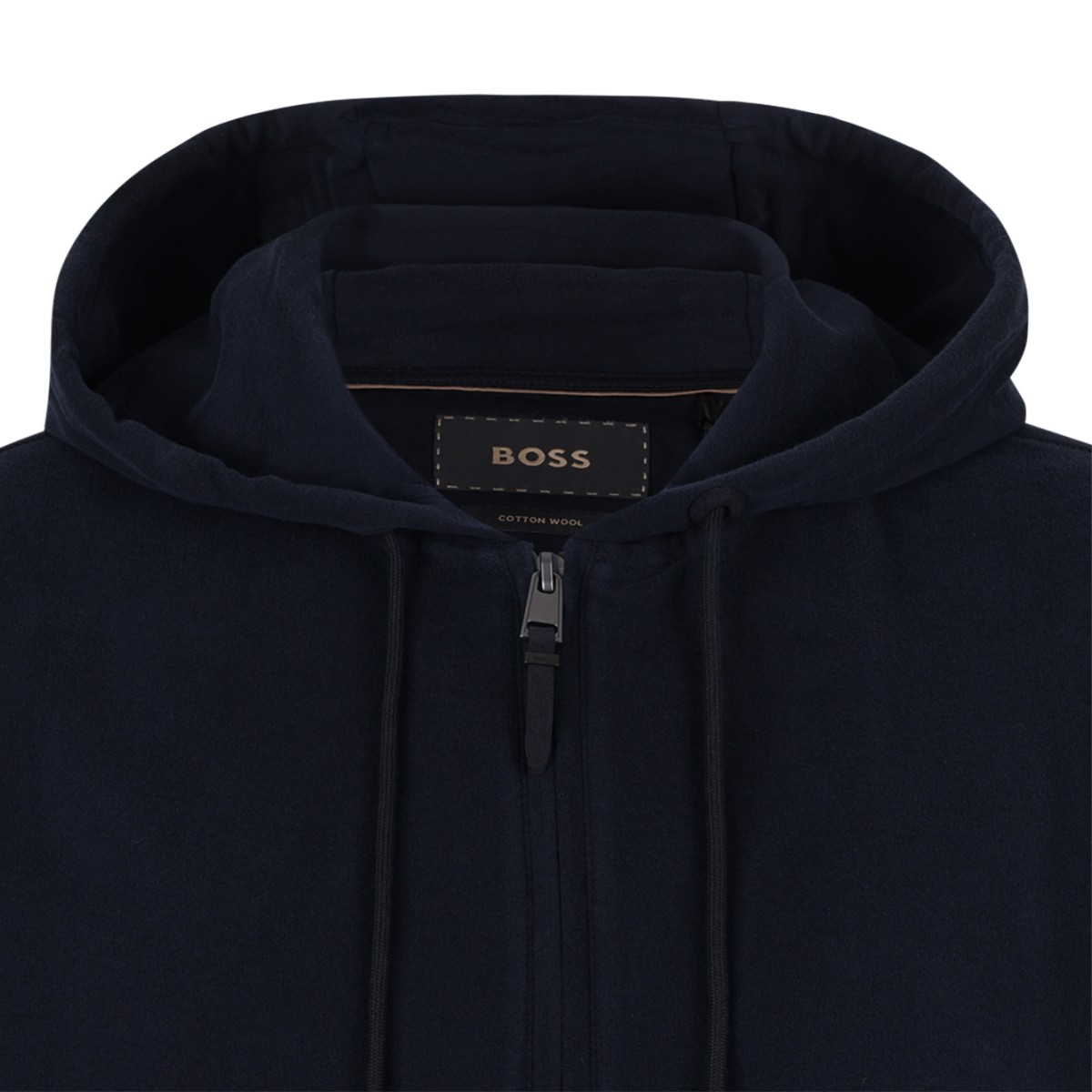 Navy Blue Zip-Up Hoodie