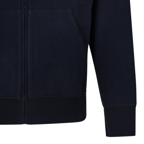 Navy Blue Zip-Up Hoodie