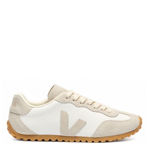 White and Beige Campo Sneakers.