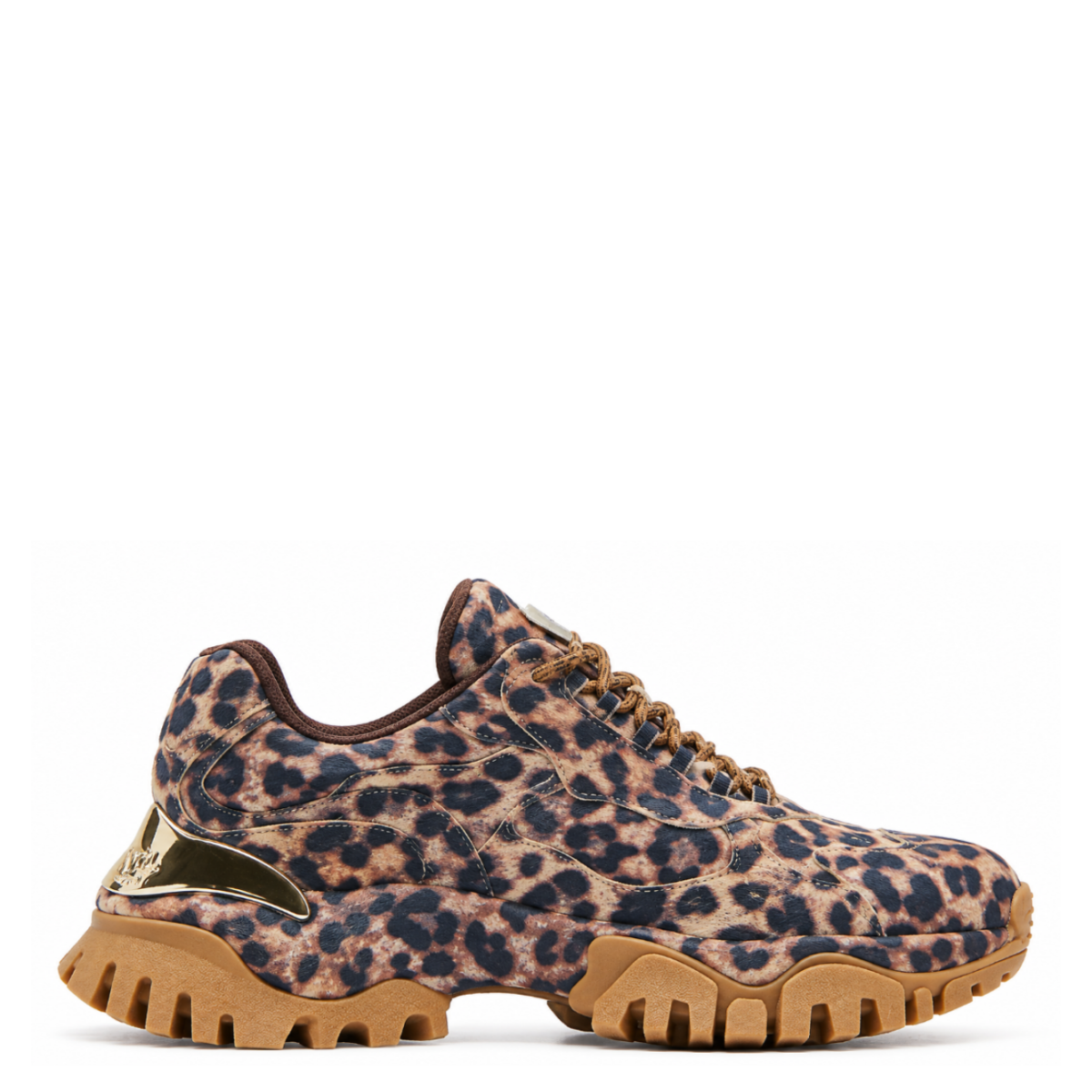 Leopard Print Chunky Sneakers.