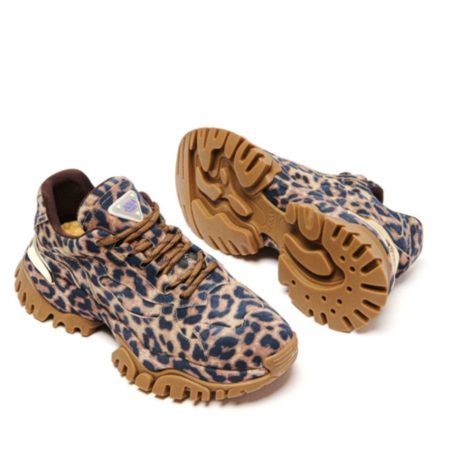Leopard Print Chunky Sneakers.