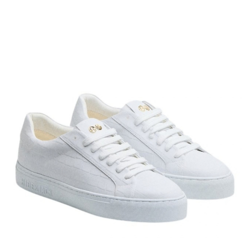 White Low-Top Sneakers. 2