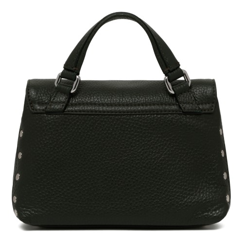Black Postina Leather Bag. 2